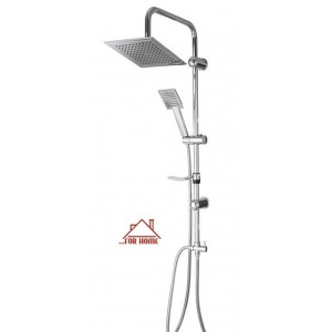 Στήλη Ντουζ Ανοξείδωτη με Μπαταρία 150cm ForHome 69707702