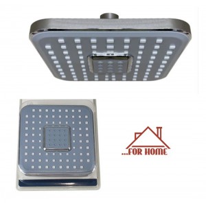 Κεφαλή Ντουζ Τετράγωνη Ασημί Soffione ForHome 65205663
