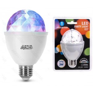 Λάμπα Led RGB E27 3W Party Aigostar 520338