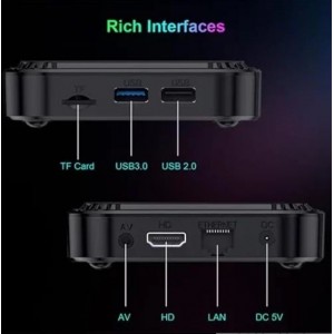 TV Box TV98 8K Android 13 Quad-core 2.4G&5G Dual Band Wifi+BT5.0 General Trade RK3528 