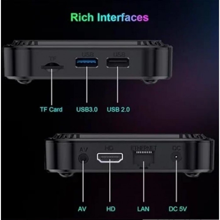 TV Box TV98 8K Android 13 Quad-core 2.4G&5G Dual Band Wifi+BT5.0 General Trade RK3528 