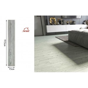 Αυτοκόλλητο Πάνελ Δαπέδου Ξύλο Γκρι 15x91.5cm ForHome 240223