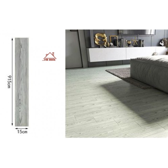 Αυτοκόλλητο Πάνελ Δαπέδου Ξύλο Γκρι 15x91.5cm ForHome 240223