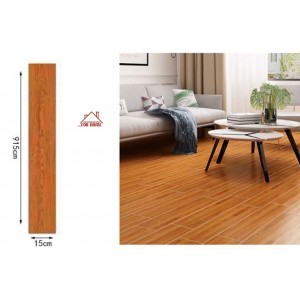 Αυτοκόλλητο Πάνελ Δαπέδου Ξύλο Καφέ 15x91.5cm ForHome 240933