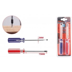 Κατσαβίδια σετ 2 τεμαχίων 75mm Kmt Tools 6314411