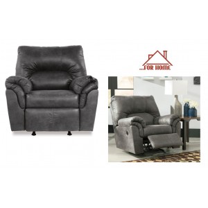 Πολυθρόνα με Υποπόδιο Δερματίνης 103x98x98cm ForHome 602125