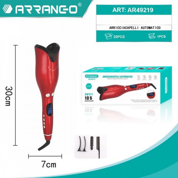 Ψαλίδι Μαλλιών για Μπούκλες 30W Κόκκινο Arrango AR49219