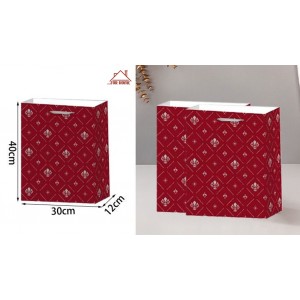 Σετ Χάρτινες Σακούλες Δώρου 30x12x40cm 12 τεμαχίων ForHome 002025