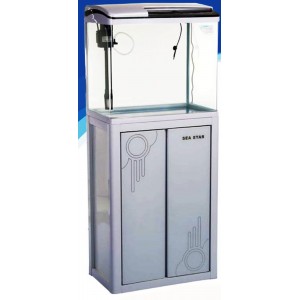 Ενυδρείο 65 λίτρα με φωτισμό Led 60x31x52cm General Trade 904919