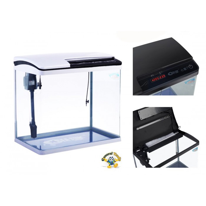 Ενυδρείο 41 λίτρα με φωτισμό Led 50x31x49cm General Trade