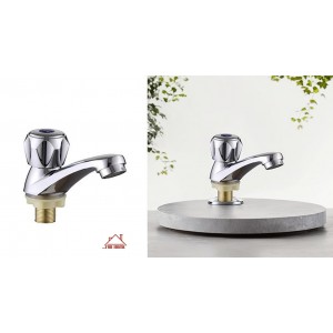 Μπαταρία Μπάνιου Ασημί ForHome 52026640