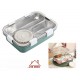 Φαγητοδοχείο Ανοξείδωτο 3 θέσεων 750ml 22.2x16.2x6cm ForHome 9910834
