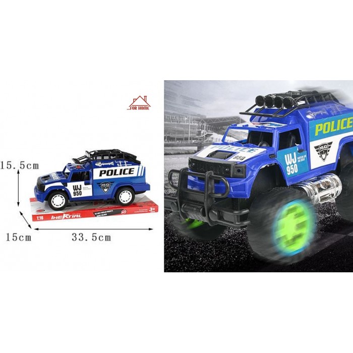Όχημα Τζιπ Police 33.5x15x15.5cm ForHome 75206876