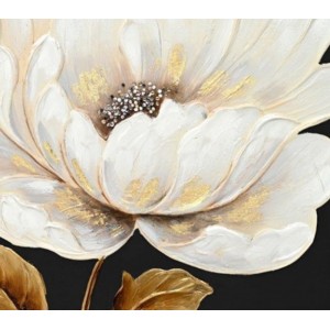 Πίνακας Σε Καμβά 63x63x3cm Λουλούδι ForHome 905802