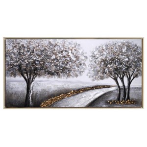Πίνακας Σε Καμβά 122x62x5cm Λουλούδια ForHome 907789
