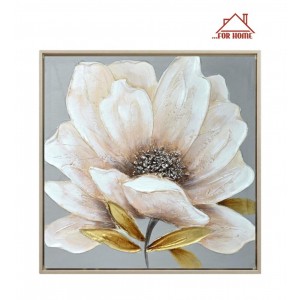 Πίνακας Σε Καμβά 63x63x3cm Λουλούδι ForHome 905795