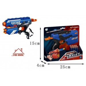 Όπλο με 8 σφαίρες Soft Bullet 25x4x15cm ForHome 75206879