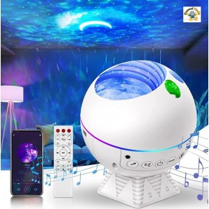 Προβολέας προτζέκτορας LED 360° Galaxy Light και τηλεχειριστήριο General Trade 6789123