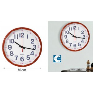 Ρολόι Τοίχου Στρογγυλό Πλαστικό 30cm Galifas 12526587