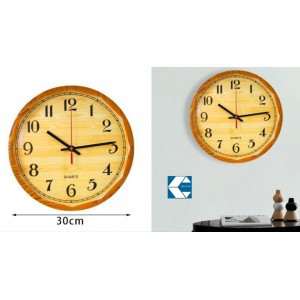 Ρολόι Τοίχου Στρογγυλό Πλαστικό 30cm Galifas 12526588