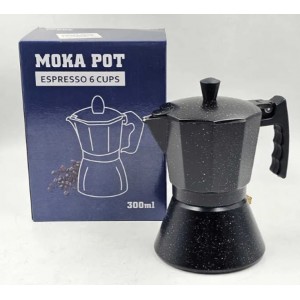 Μπρίκι Espresso 6cups Black 300ml ForHome 9910831 