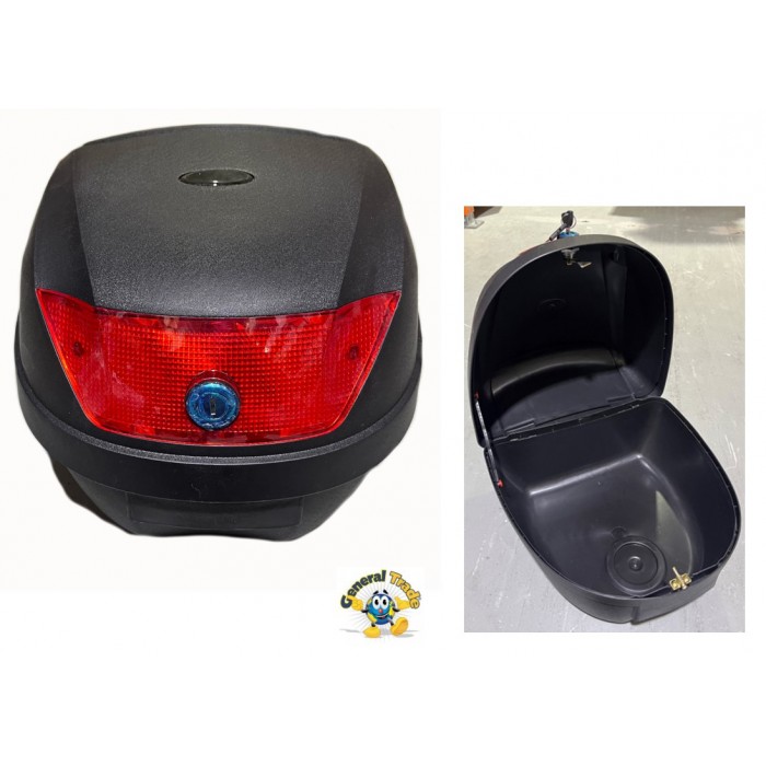 Μπαγκαζιέρα Μοτοσυκλέτας Kamikazi 28L 40x28x37cm Μαύρη General Trade 9910879