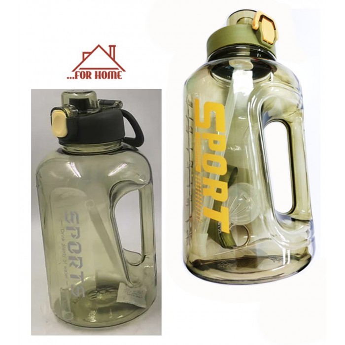 Αθλητικό Πλαστικό Παγούρι 1600ml Διαφανές ForHome 688114