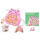 Pop It Fidget Game Αγχολυτικό Παιχνίδι Χειρός Ροζ +3 ετών ForHome 672600