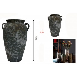 Βάζο Κεραμικό Χειροποίητο Πολύχρωμο 30cm ForHome 671004