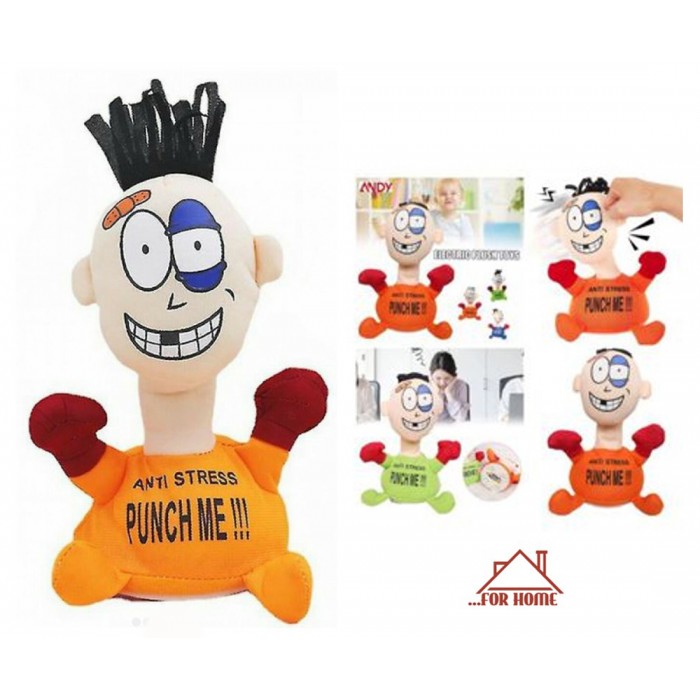 Κούκλα Anti-Stress Punch Πολύχρωμη +3 ετών ForHome 06706340