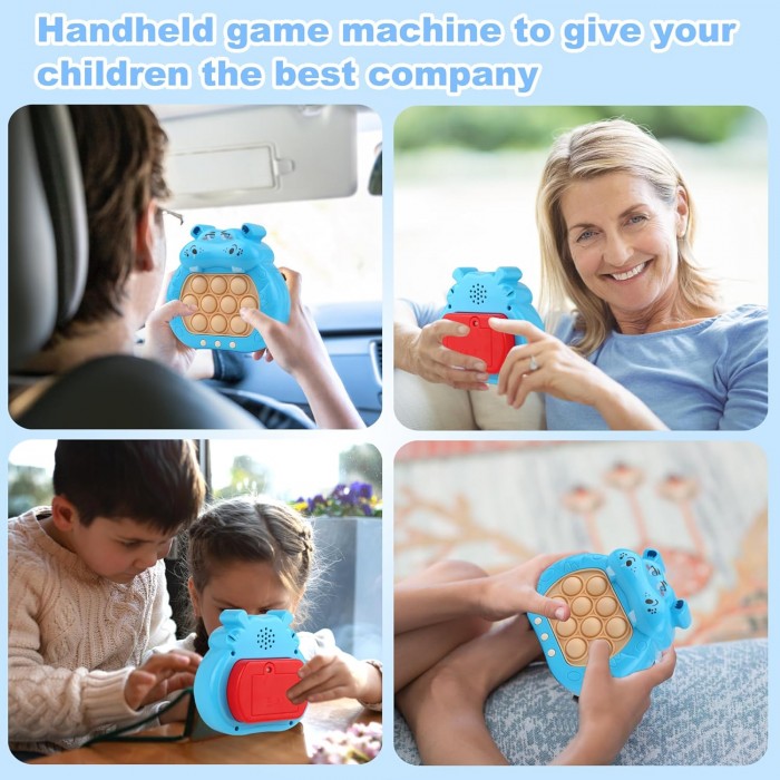 Pop It Fidget Game Αγχολυτικό Παιχνίδι Χειρός Ροζ +3 ετών ForHome 672600