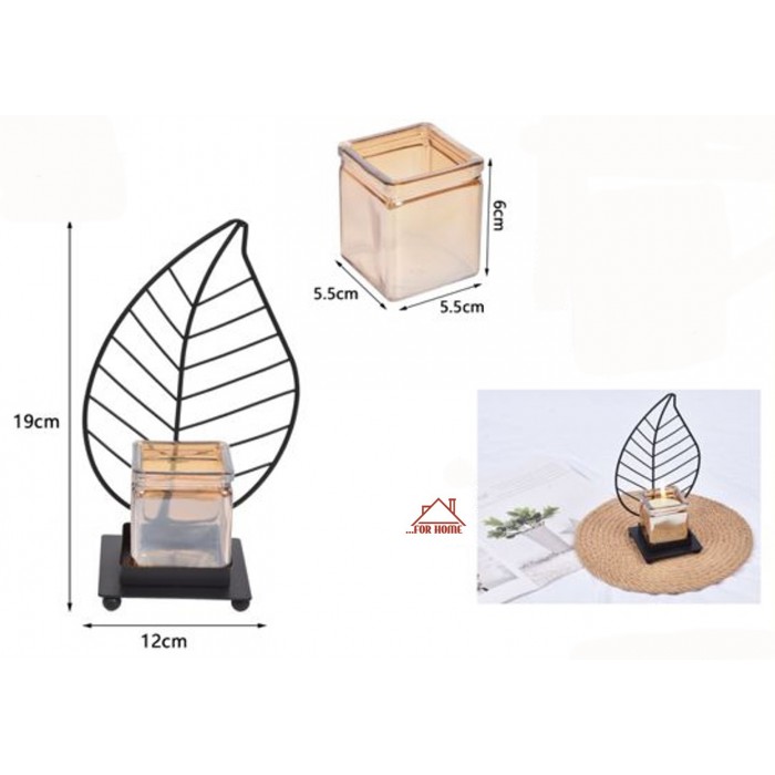Κηροπήγιο Μεταλλικό 12x19cm ForHome 675581