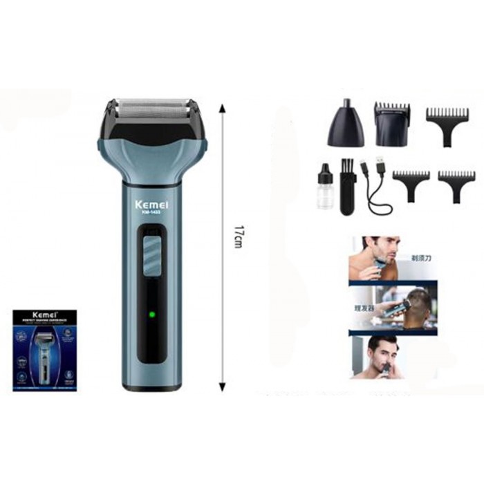 Επαναφορτιζόμενη Ξυριστική Μηχανή - Trimmer Μηχανή Kemei KM-1433 