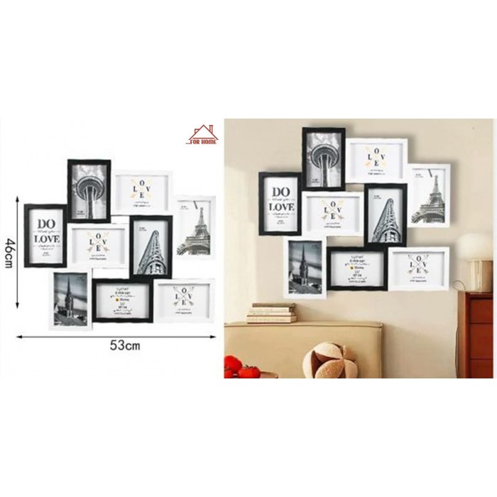 Πολυκορνίζα Ξύλινη 9 θέσεων 53x46cm ForHome 520286