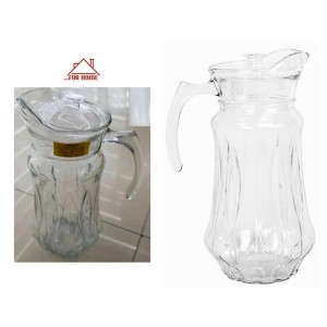 Κανάτα Σερβιρίσματος Γυάλινη 1800ml με καπάκι ForHome 689009