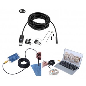 Ενδοσκοπική Κάμερα Αδιάβροχη IP67 10m 7mm για Κινητό Android και Υπολογιστή AN99