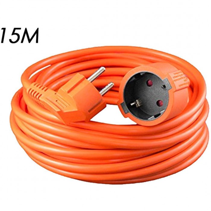 Μπαλαντέζα με Καλώδιο 15m 3x1.5mm Ασφαλείας Κόκκινη