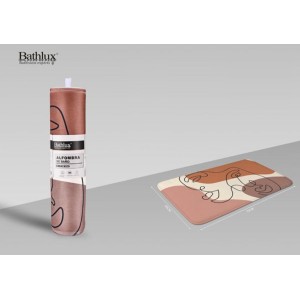 Πατάκι Μπάνιου Υφασμάτινο Πολύχρωμο 45x75cm Bathlux 17061