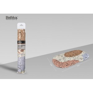 Πατάκι Μπάνιου Υφασμάτινο Πολύχρωμο 69x35cm Bathlux 40396