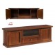 Έπιπλο Τηλεόρασης Ξύλινο Καρυδιάς 160x46x56cm ForHome 451003