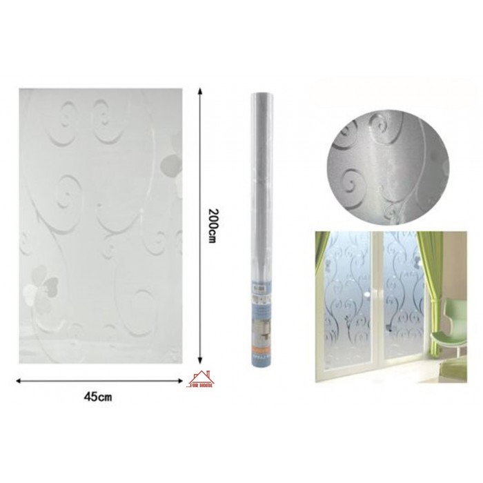 Αυτοκόλλητο Βιτρίνας Διάφανο 45x200cm ForHome 24103235