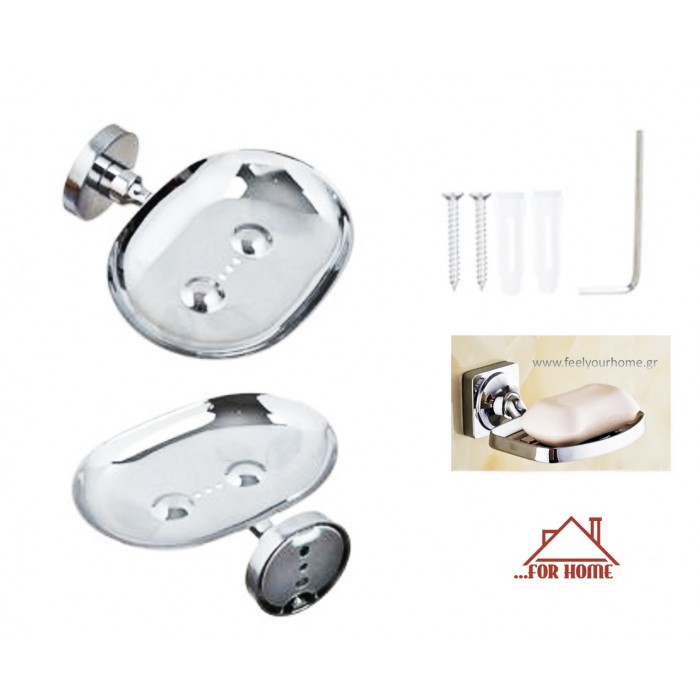 Βαση για Σαπουνι Επιτοιχια Inox Bathroom Quality Series ForHome 24006471