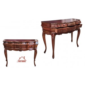 Κονσόλα Έπιπλο Ξύλινο Μαόνι 110x45x76cm ForHome 104001