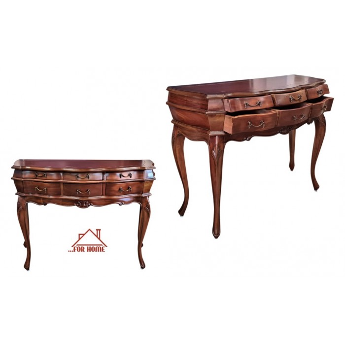 Κονσόλα Έπιπλο Ξύλινο Μαόνι 110x45x76cm ForHome 104001