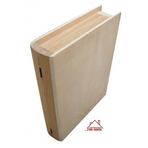 Ξύλινο Αλουστράριστο Kουτί Συρταρωτό 25x19x5cm