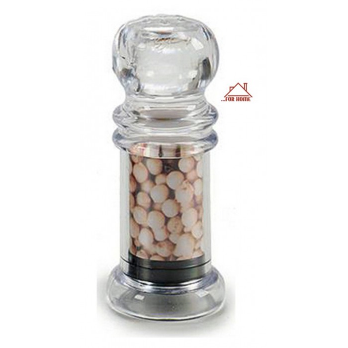 Αλατιέρα Πλαστική Διαφανή 45ml 4x10cm Σετ 2 τεμαχίων ForHome 240410