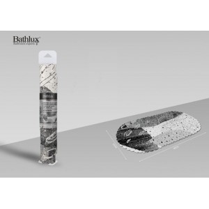 Αντιολισθητικό Ταπέτο Ντουζιέρας 69x35cm Bathlux 40401