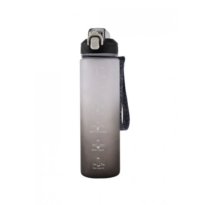 Παγούρι Πλαστικό 1000ml Μαύρο Tpster 36430-2