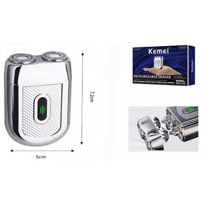 Ηλεκτρική Ξυριστική μηχανή για άνδρες 5x7.2cm Kemei KM-C40