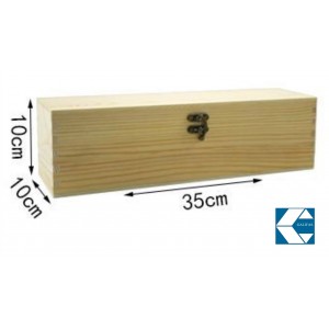Κουτί Ξύλινο Αλουστράριστο Ορθογώνιο 35x10x10cm Galifas 003024